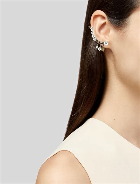 dior j'adior earrings price|dior pearl earrings.